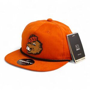 Oregon State Beavers Benny 3D Classic Rope Hat- Burnt Orange/ Black